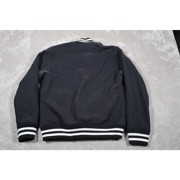 American Apparel Varsity Jacket Mens Large Skunk Stinking Up Streets Made in USA - Picture 2 of 7